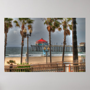 Pôster Um dia de inverno legal em fevereiro "