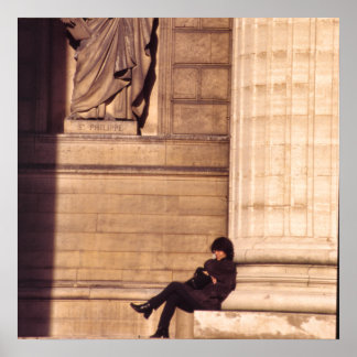 Poster Um dia de inverno na Opera House, Paris