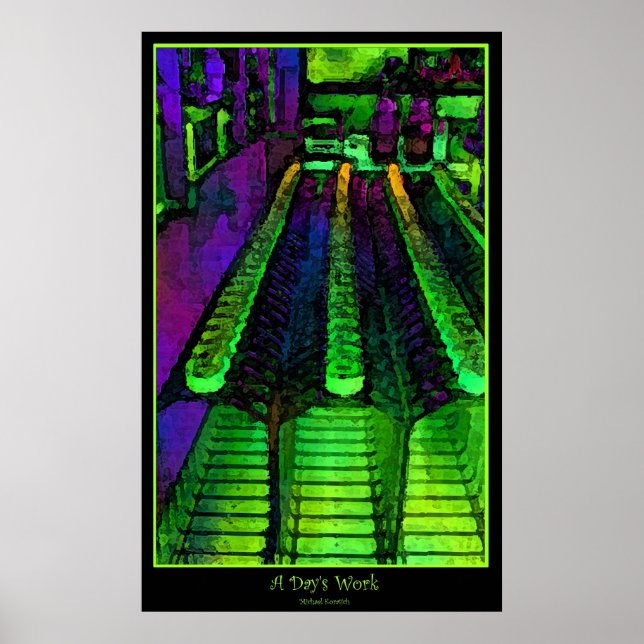 Pôster Um dia de trabalho (Frente)