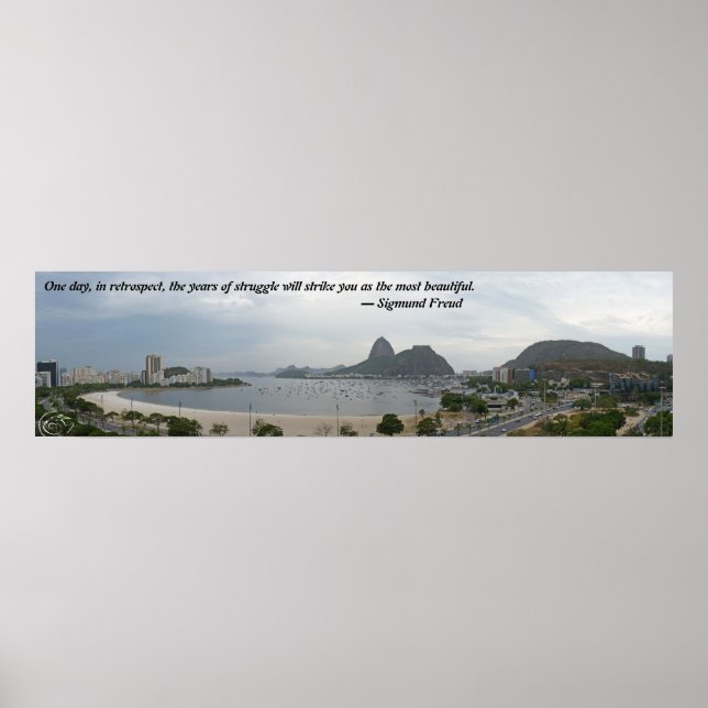 Pôster Um dia, em retrospecto, os anos de luta... (Frente)