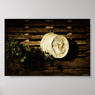 Poster Um dia livre das cubas da lavagem