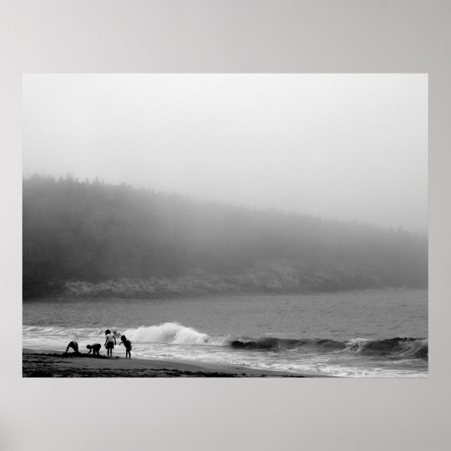 Poster Um dia na praia - Maine (Frente)