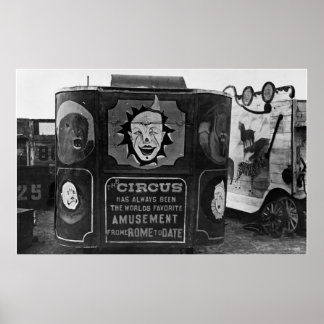 Pôster Um Diabo de Cavalo no Circo, 1930