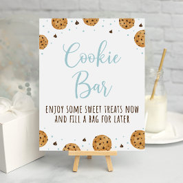 Poster Um doce sinal de aniversário do Bar Cookie
