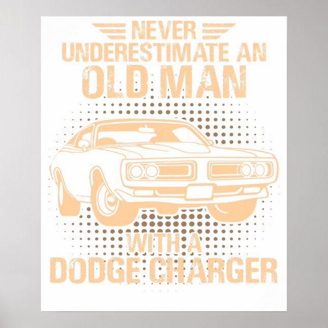 Poster Um Dodge Charger Antigo 1971 (Frente)