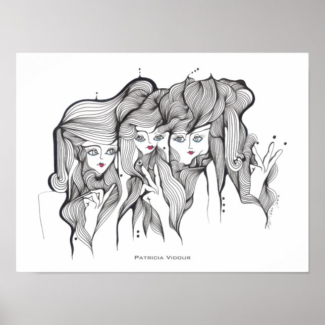 Pôster Um Dois Três (Frente)