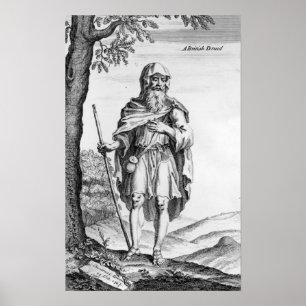 Poster Um Druid britânico, gravado por camionete der