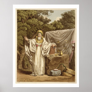 Pôster Um Druid do arco em seu hábito judicial, gravado