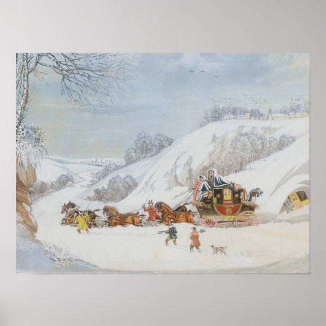 Pôster Um e-mail na neve profunda (Frente)