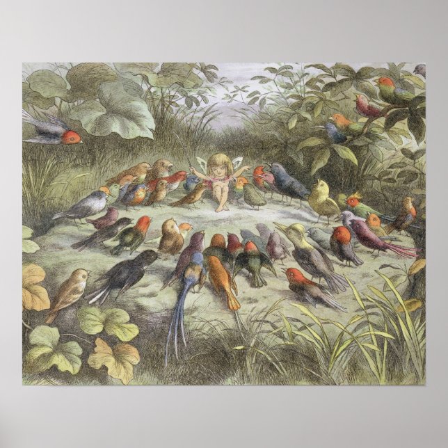 Pôster Um ensaio em terra de fadas, ilustração de "Em F (Frente)