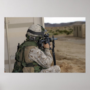 Poster Um escuteiro da infantaria