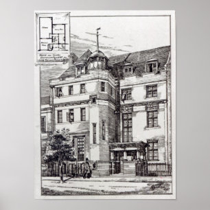 Pôster Um estúdio dos escultores, 1892