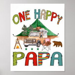 Poster Um Feliz Papai Campista Menino de 1º Aniversário U