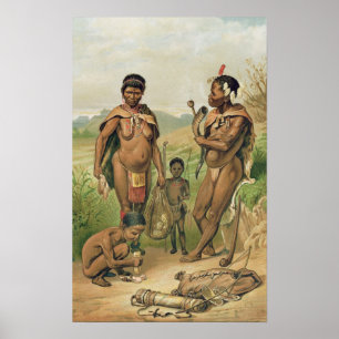 Pôster Um frontispício da Família Bosjesman