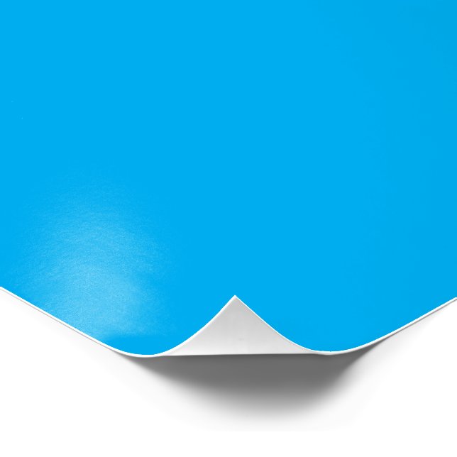 Pôster Um fundo azul brilhante sólido sem qualquer padrão (Canto)