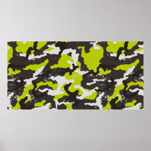 Poster Um fundo de camuflagem sem ressonância. Camuflage