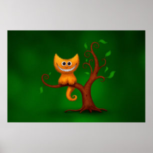 Pôster Um gatinho de Cheshire