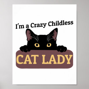 Poster Um Gato Louco E Sem Fios Lady Kamala Harris 2024 P