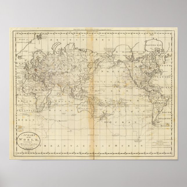 Pôster Um Gráfico do Mundo (Frente)