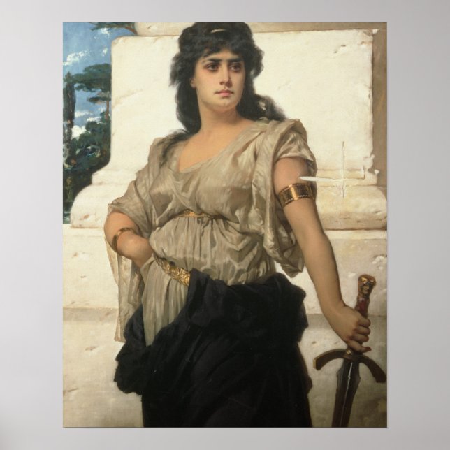 Poster Um guerreiro justo (petróleo na canvas) (Frente)