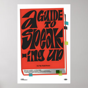 Poster Um Guia para falar japonês Abstrato Bauhaus