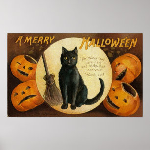 Poster Um Halloween Feliz