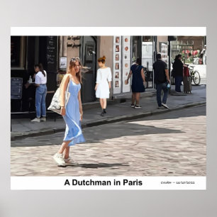 Poster Um holandês em Paris