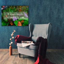 Poster Um homem não pode fazer mais, ele pode saber poste