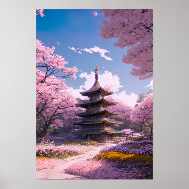 Poster Um Jardim da Delícia Springtime (Frente)