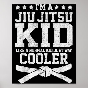 Poster um Jitsu Kid engraçado BJJ Grappling MMA brasileir