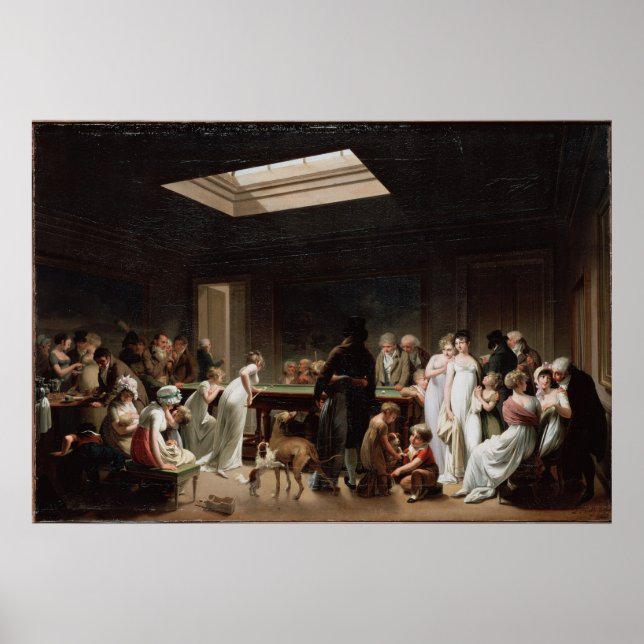 Pôster Um Jogo de Bilhares (Frente)