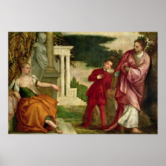 Poster Um jovem entre a virtude e o vice (Frente)