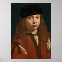Um Jovem - Giovanni Boltraffio Cartaz de Arte Fina