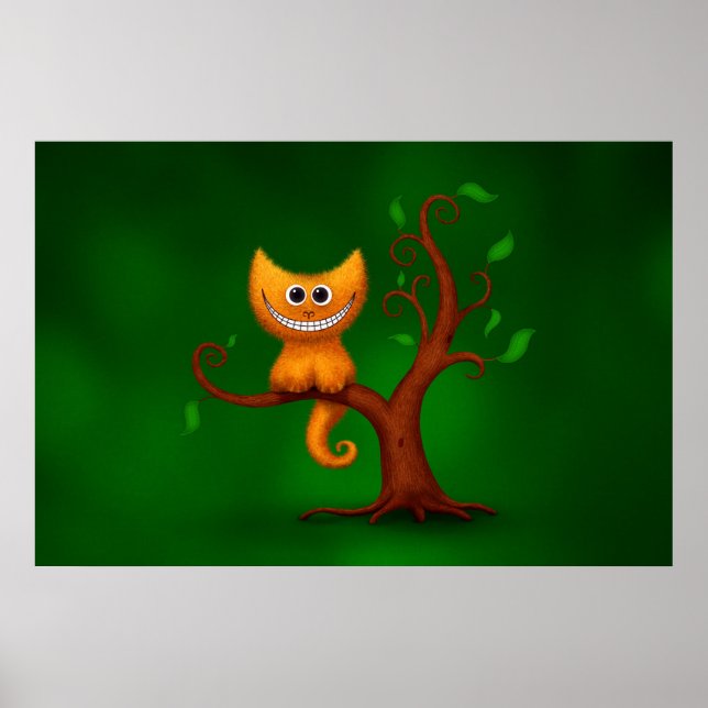 Pôster Um Kitten Cheshire (Frente)
