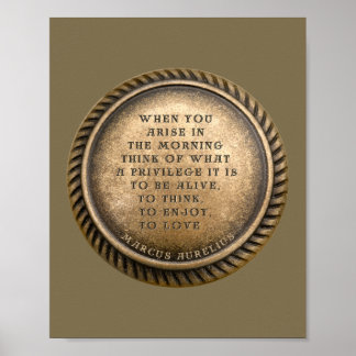 Poster Um lembrete de Eterno para acalmar a vida - da aur