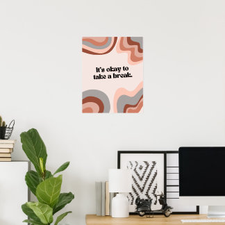 Poster Um lembrete: Faça uma citação de interrupção, tran