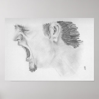 Pôster Um Lento Rio Vermelho Flui Por Todos Nós