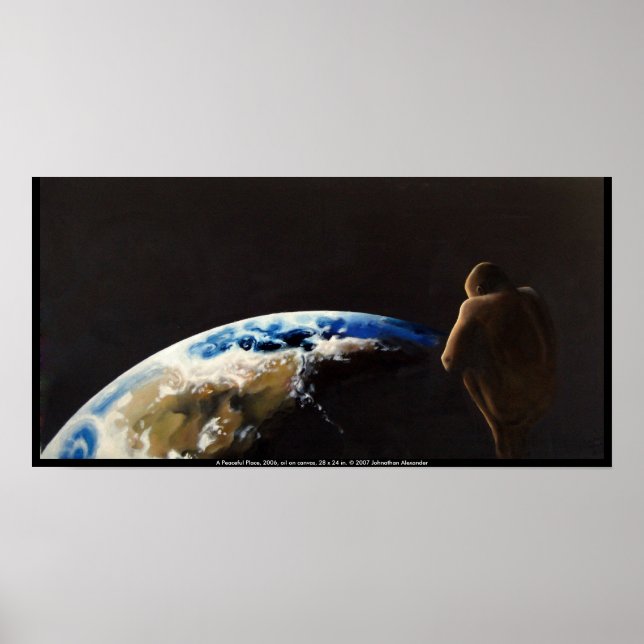 Pôster Um lugar pacífico (Frente)