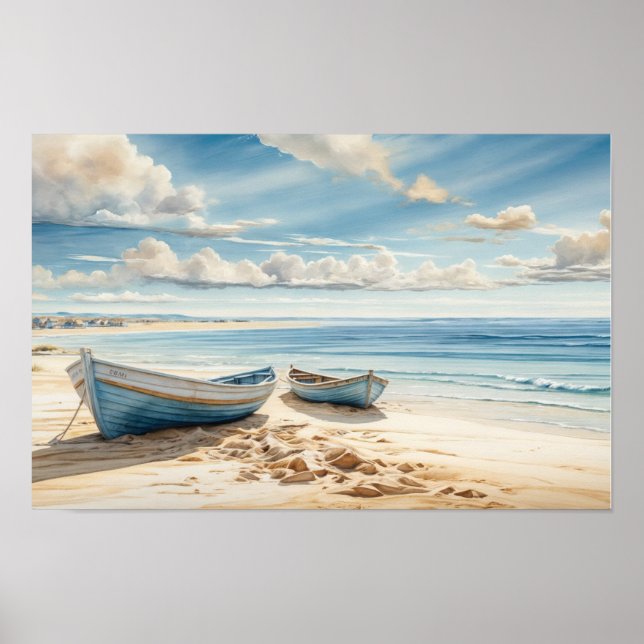 Poster Um lugar silencioso pelo oceano (Frente)