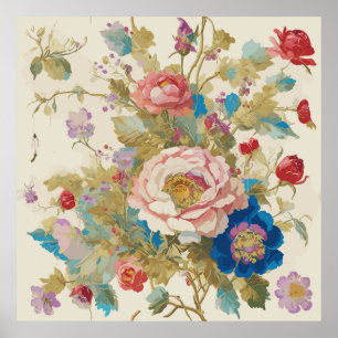 Poster Um magnífico jardim de rosas se desdobra!