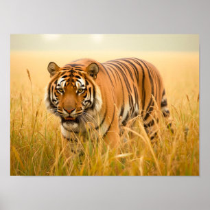 Poster Um Majestoso Tigre de Bengala