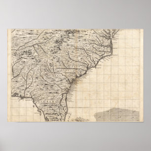 Pôster Um mapa do Império Britânico na folha 10 de