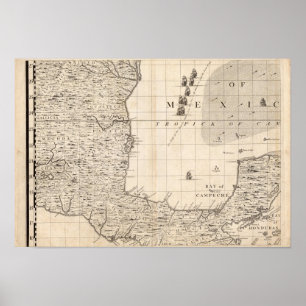 Pôster Um mapa do Império Britânico na folha 13 de