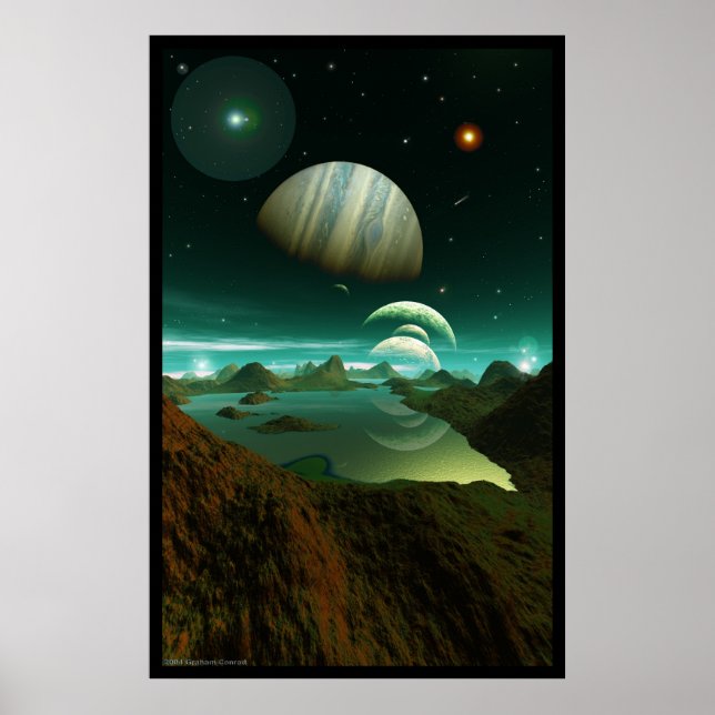 Poster Um mar de verde (Frente)