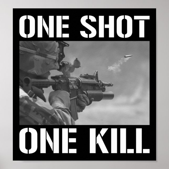 Poster Um Matar com Shot One (Frente)