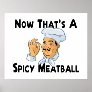 Poster Um Meatball picante