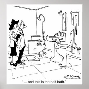 Pôster Um meio banho