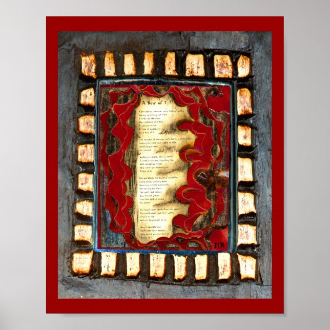 Pôster Um menino de 7 (Frente)