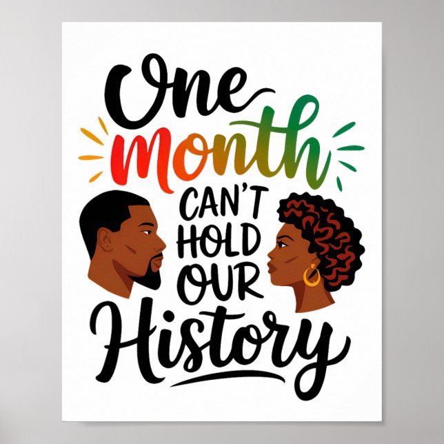 Poster Um Mês Não Pode Segurar Nossa História 2025 Histór (Frente)