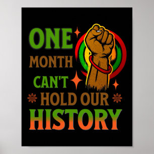 Poster Um Mês não pode segurar nossa história e fortalece